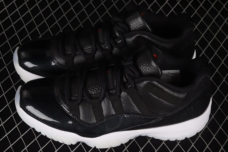 All Categories Air Jordan Jordan Series Basketball Shoes Air Jordan 11 F Version Air Jordan 11 Retro Low "72-10" AJ11 Low-top Big Devil First Layer Real Standard Real Carbon Sports Culture Basketball Shoes AV2187-001